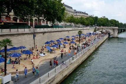 Get the perfect tan at Paris-Plages