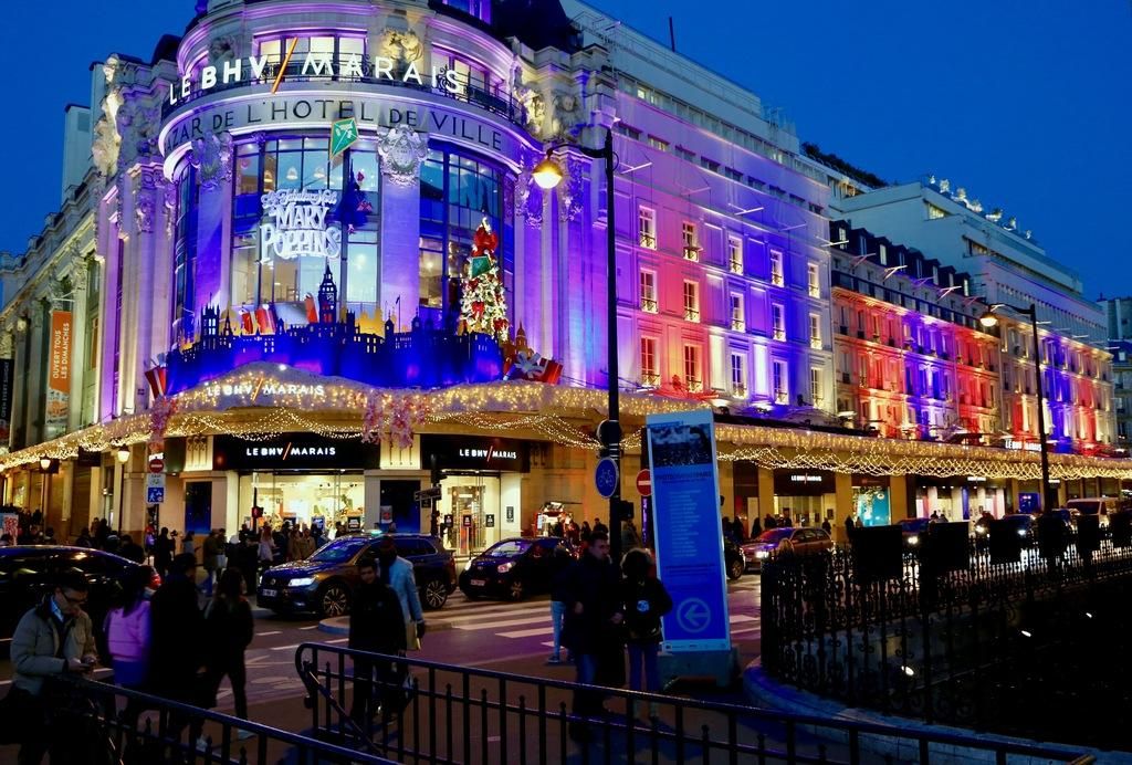Christmas shopping in department stores; festive season magic