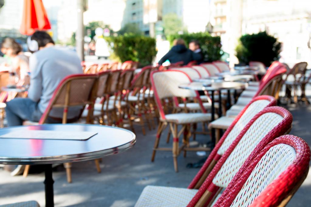 Summer on the terrace in Paris