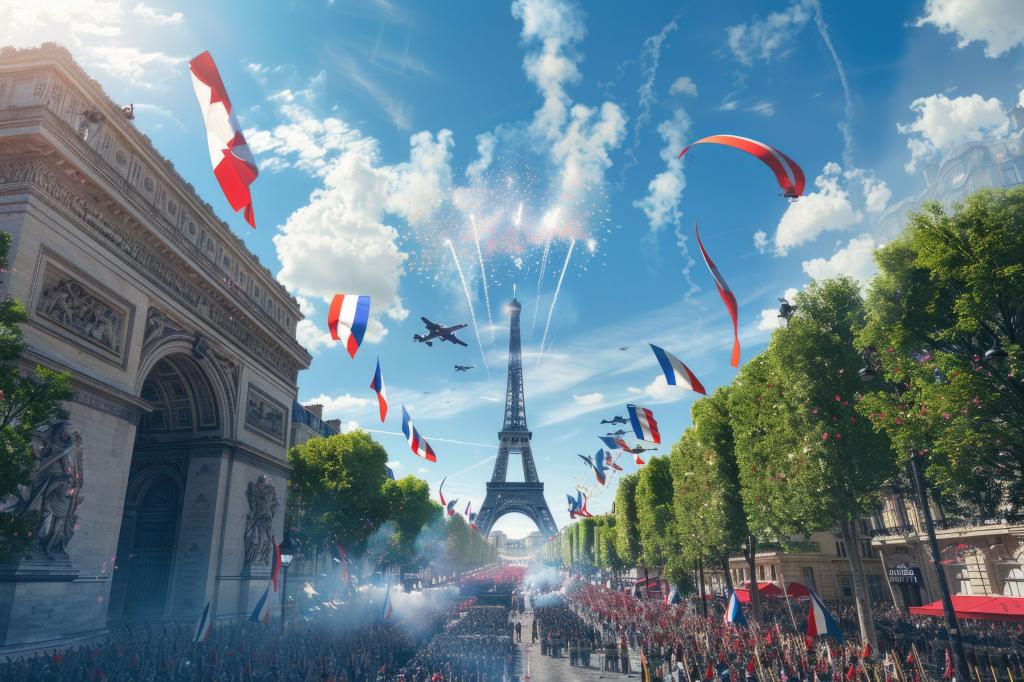 Paris en bleu, blanc et rouge : un été tricolore au cœur de la capitale